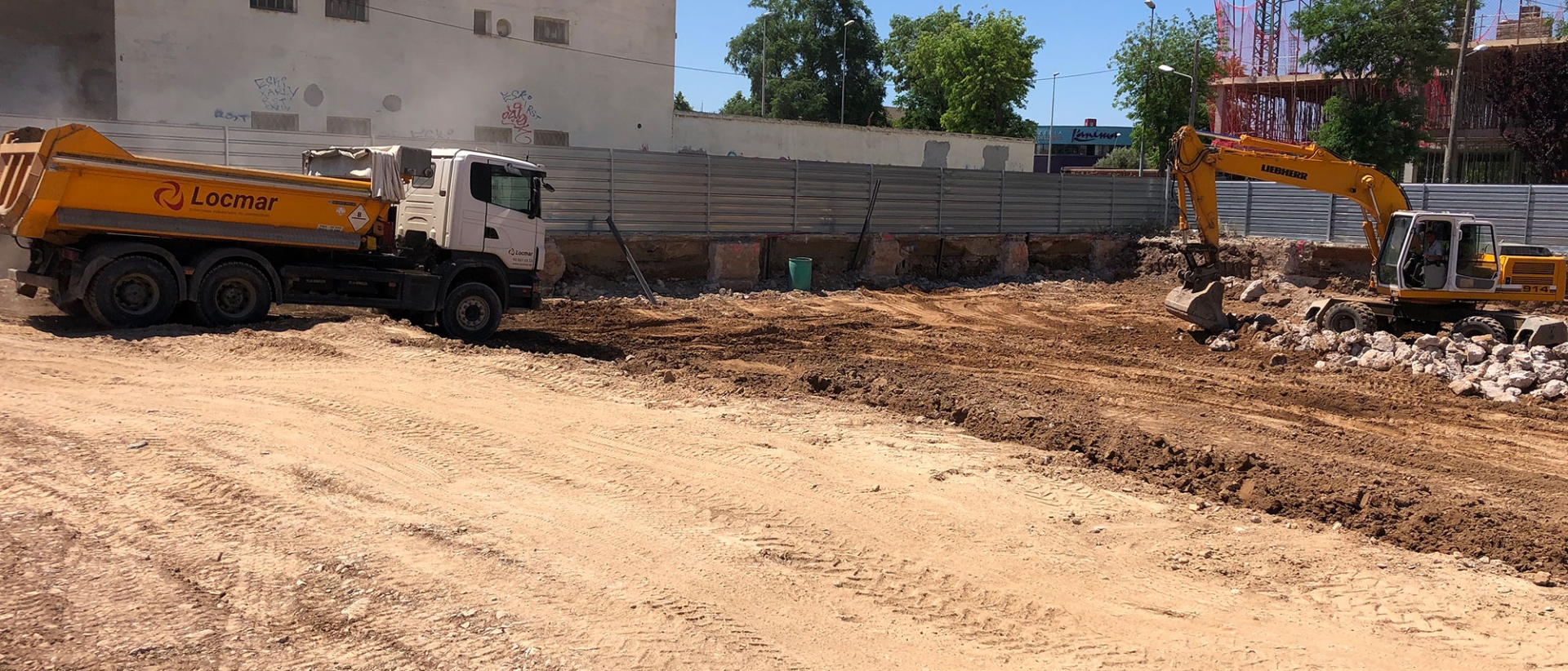 EXCAVACIÓN Y REBAJE INICIO OBRA